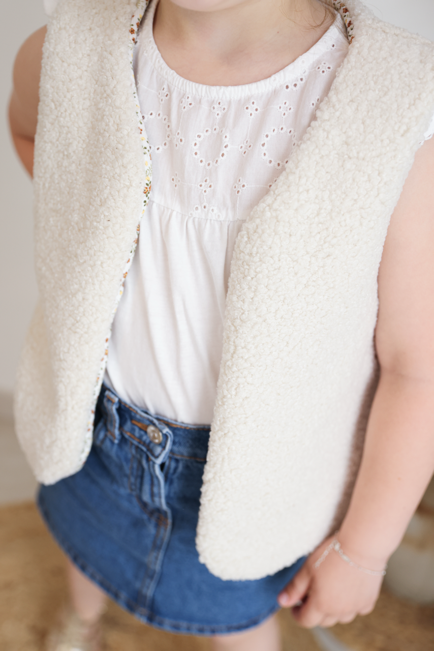 Gilet de berger enfant réversible