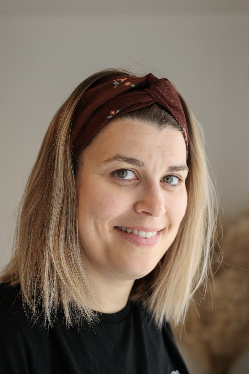 Bandeau cheveux adulte velours fleuri