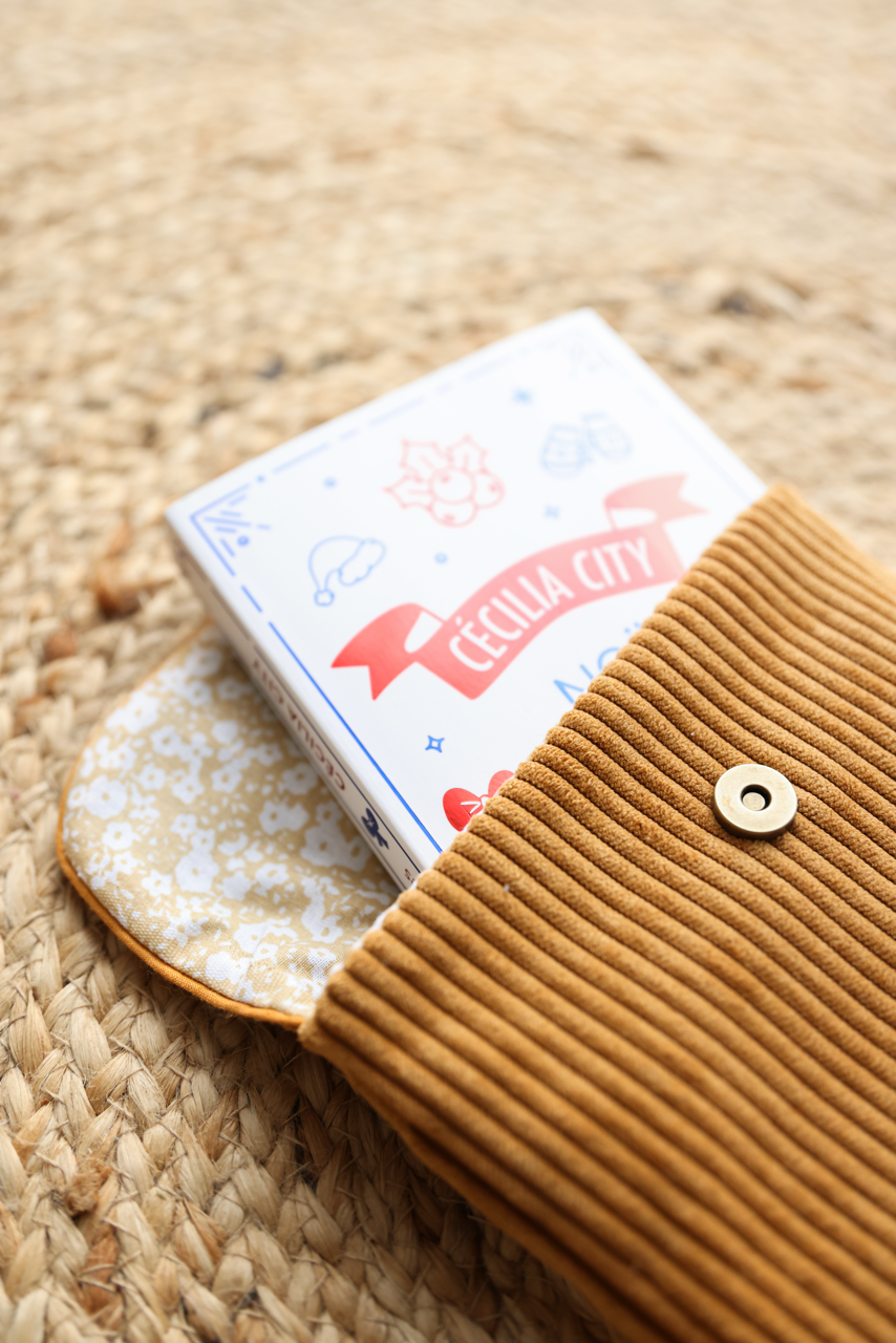 Pochette à livre en velours