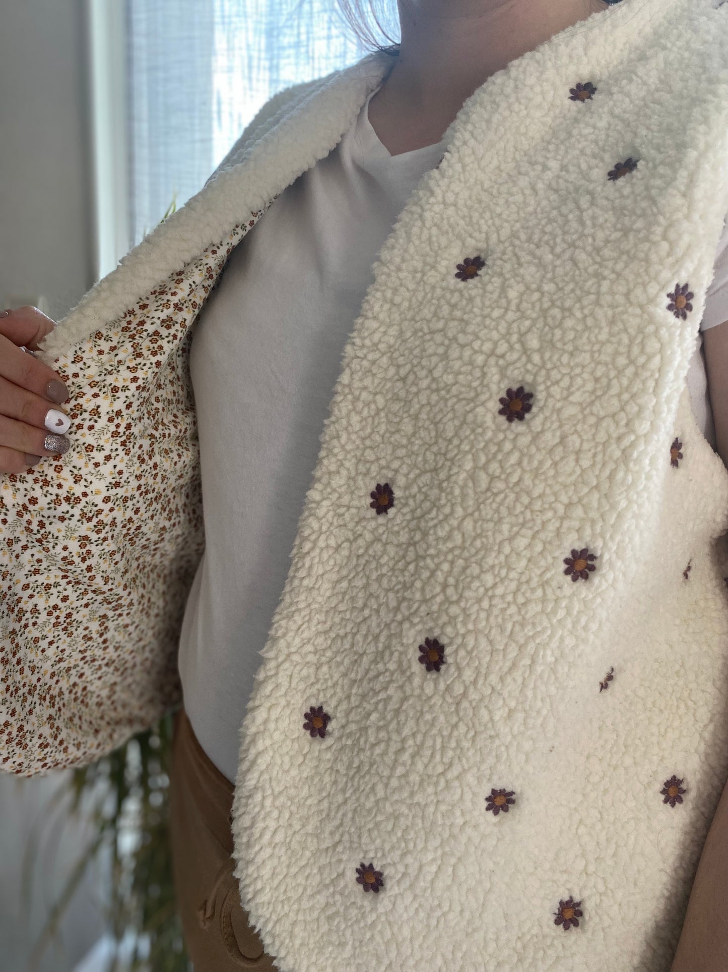 Gilet de berger adulte réversible