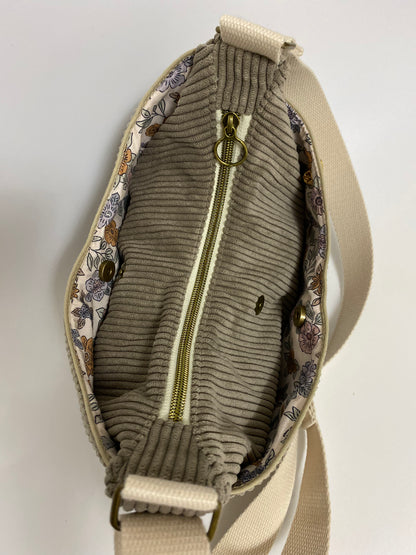 Sac demi-lune en velours