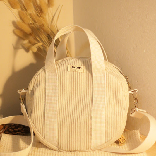Sac rond en velours